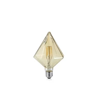 Bec decor Trio  sticla, chihlimbar, E27 - Trio-901-479