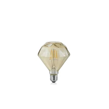 Bec decor Trio  sticla, chihlimbar, E27 - Trio-902-479