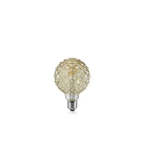 Bec decor Trio  sticla, chihlimbar, E27 - Trio-904-479