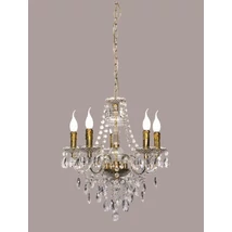 Candelabru Trio LÜSTER metal, acril, alama, transparent, E14 - R1107-03