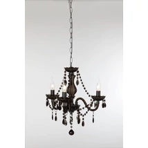 Candelabru Trio LÜSTER metal, acril, crom, negru, E14 - R11073002