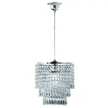 Pendul Trio ORIENT metal, acril, crom, transparent, E27 - R1147-06