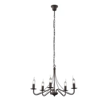 Candelabru Trio COUNTRY metal, rugina, E14 - R1198-24