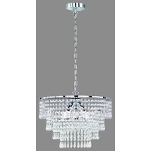 Pendul Trio ORIENT metal, acril, crom, transparent, E14 - R13473006