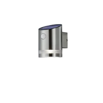 Aplica de perete exterioara cu senzor Trio SALTA metal, plastic, nichel, transparent, LED, 3000K, 3W, 165lm, IP44 - R22231107