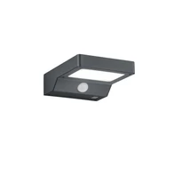 Aplica de perete exterioara cu senzor Trio FOMOSA plastic, antracit, LED, 3000K, 4.8W, 340lm, IP44 - R22281142