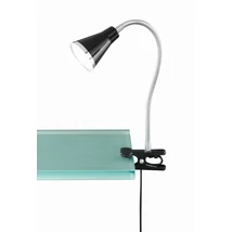 Veioza cu clema Trio ARRAS plastic, metal, negru, crom, LED, 3000K, 4W, 400lm - R22711102