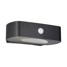 Aplica de perete exterior Trio BILBAO plastic, negru, LED, 6W, 700lm, 4000K, IP44 - Trio-R23336202