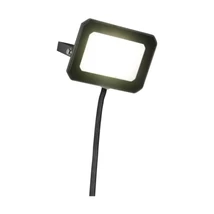 Reflector Trio FUNCHAL metal, sticla, negru, transparent, LED, 20W, 1800lm, 4000K, IP65 - Trio-R23346132