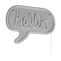 Lampa decor Trio HELLO plastic, transparent, LED, 5W - R23711100