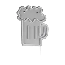 Lampa decor Trio BEER plastic, transparent, LED, 5W - R23721100