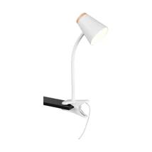 Lampa cu clema Trio PONGO plastic, alb, LED, 4.5W, 500lm, 3000K - Trio-R25831101