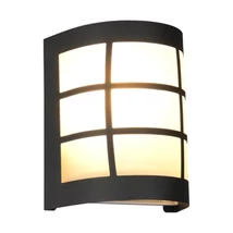 Aplica de perete exterior Trio SINTRA metal, sticla, negru, alb, E27, IP44 - Trio-R26456132