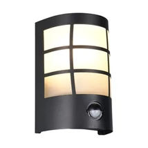 Aplica de perete exterior Trio SINTRA metal, sticla, negru, alb, E27, IP44 - Trio-R26459132