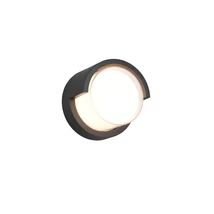 Aplica de perete exterioara Trio PUNO metal, plastic, negru, alb, LED, 3000K, 8W, 800lm, IP54 - R27036132