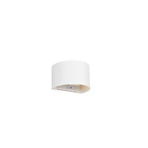 Aplica de perete exterioara cu senzor Trio TALENT metal, alb, LED, 3000K, 2x5W, 2x50lm, IP44 - R27769131