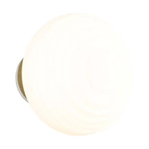 Aplica de perete Trio EARL metal, sticla, bronz, alb, LED, 1W, 140lm, 3000K - Trio-R27771101