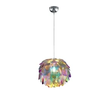 Pendul Trio CLOVER metal, plastic, crom, multicolor, E27 - R30401069