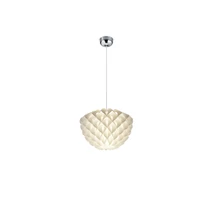 Pendul Trio TILIA plastic, crom, alb, E27 - R30540101