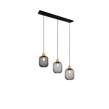 Pendul Trio CALIMERO metal, negru, E27 - R30563032
