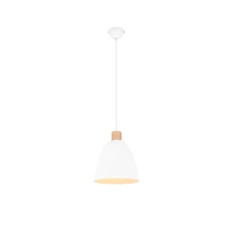 Pendul Trio JAGGER metal, alb, E27 - R30681031
