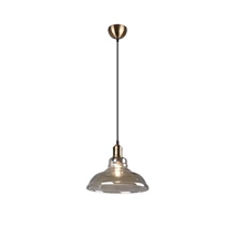 Pendul Trio ALDO metal, sticla, alama, chihlimbar, E27 - R30731004