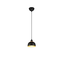 Pendul Trio PUNCH metal, auriu, negru, E27 - R30811032