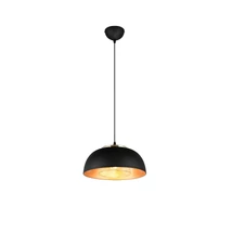 Pendul Trio PUNCH metal, auriu, negru, E27 - R30811932