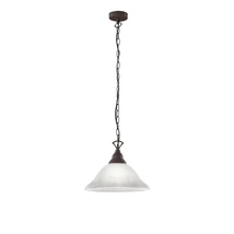 Pendul Trio COUNTRY metal, sticla, rugina, alb, E27 - R30871024