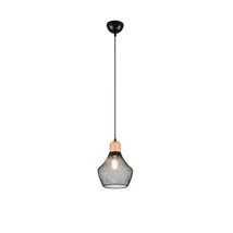 Pendul Trio VALERIA metal, negru, E27 - R31281032