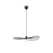 Pendul Trio CHAPEAU metal, negru, E27 - R31451032