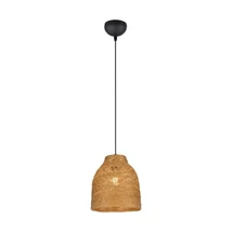 Pendul Trio JOELINE hartie, negru, maro, E27 - Trio-R31731026