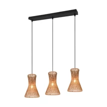 Pendul Trio BIJOU hartie, negru, maro, E27 - Trio-R31833026