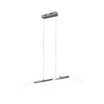 Pendul Trio ARGOS metal, plastic, crom, alb, LED, 4000K, 28W, 3500lm - R32361106