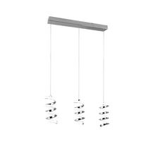 Pendul Trio LAOLA metal, crom, LED, 4000K, 24W, 3750lm - R34183106