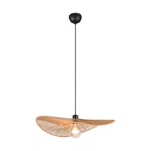 Pendul Trio LAURINE hartie, negru, maro, E27 - Trio-R36161026