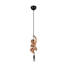 Pendul Trio FIPS plastic, auriu, E14 - R36551079