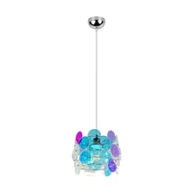 Pendul Trio IRIDE metal, plastic, transparent, E27 - R36711053