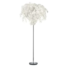 Lampadar Trio LEAVY metal, plastic, crom, alb, E14 - R40463001