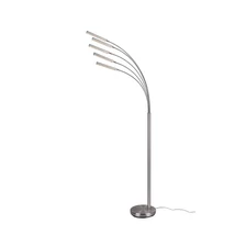 Lampadar Trio REED metal, nichel, LED, 3000K, 5x3.5W, 1750lm - R41031507