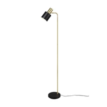 Lampadar Trio ADAM metal, negru, auriu, E27 - R41041080