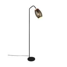 Lampadar Trio BIDAR metal, negru, E27 - Trio-R41571080