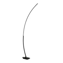 Lampadar Trio SOLO metal, acril, negru, alb, LED, 3000K, 11W, 1200lm - R42791132