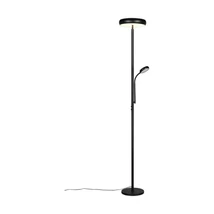 Lampadar  Trio PALERMO metal, negru, LED, 5W+18W, 3000-4000-6500K, 500+2000Lm - R45741132