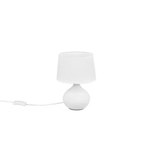 Veioza Trio MARTIN ceramica, tesatura, alb, E14 - R50371001
