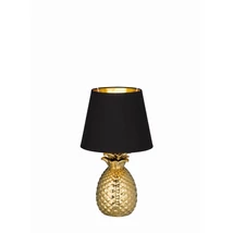 Veioza Trio PINEAPPLE ceramica, tesatura, auriu, negru, E14 - R50421079