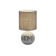 Veioza Trio ESNA ceramica, tesatura, gri, cafea, E14 - R50651025
