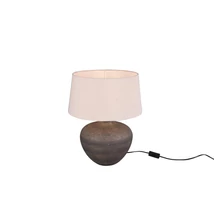 Veioza Trio LOU ceramica, tesatura, maro, E27 - R50963844
