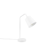 Veioza Trio BUDDY metal, textil, alb, E27 - R51721031