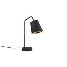 Veioza Trio BUDDY metal, textil, negru, E27 - R51721032